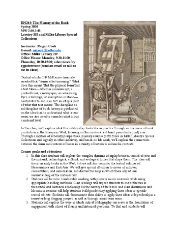 Syllabus: History of the Book